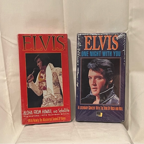 Elvis Presley VHS Concert Tapes Hawaii Comeback Concert Factory Sealed NEW - Picture 1 of 3